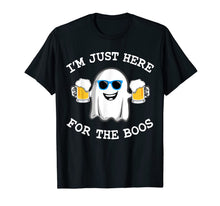 Ladda upp bild till gallerivisning, Funny Halloween Tee I'm just here for the boos costume gift T-Shirt 63575