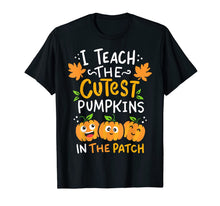 Ladda upp bild till gallerivisning, Halloween Shirt Pre-K Teacher Tshirt Cutest Pumpkins Gift 83283