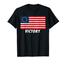 Ladda upp bild till gallerivisning, Nine line Victory Betsy Ross Flag Revolutionary War T-Shirt 523111