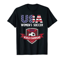 Ladda upp bild till gallerivisning, USA World Champions 2019 Tee United States 2019 Soccer Gift T-Shirt 447708