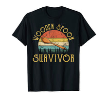 Ladda upp bild till gallerivisning, Funny Wooden Spoon Survivor Vintage Retro Humor T-Shirt 258193