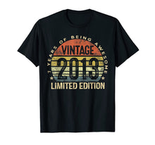 Ladda upp bild till gallerivisning, 7 Year Old Gifts Vintage 2013 Limited Edition 7th Birthday TShirt232791