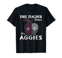Ladda upp bild till gallerivisning, Texas A&M Aggies This Teacher - Apple T-Shirt - Apparel 231698