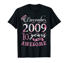 Ladda upp bild till gallerivisning, Birthday Gifts Floral Tee for Girls Born in December 2009 T-Shirt 1469641