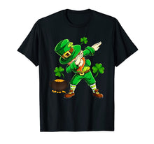 Ladda upp bild till gallerivisning, Funny Dabbing Leprechaun Saint Patrick's Day Shamrock Gifts TShirt291473