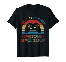 Ladda upp bild till gallerivisning, Level 10 Unlocked Awesome Since 2009 10th Birthday Gamer T-Shirt 82040