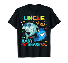 Ladda upp bild till gallerivisning, Uncle Of The Baby Shark Birthday Uncle Shark Shirt 150913