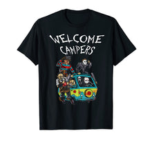 Ladda upp bild till gallerivisning, welcome campers funny camping t-shirt 80s Horror Movie 66868