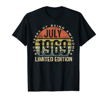 Ladda upp bild till gallerivisning, Born July 1969 Limited Edition Bday Gifts 50th Birthday T-Shirt 52845