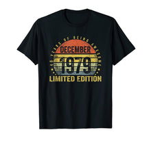 Ladda upp bild till gallerivisning, Born December 1979 Limited Edition Bday Gifts 40th Birthday T-Shirt 655552
