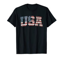 Ladda upp bild till gallerivisning, USA T Shirt US Flag Tee Patriodic 4th Of July America Tshirt 98158