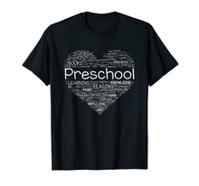 Ladda upp bild till gallerivisning, Preschool Teacher - Heart T-Shirt Teacher Shirt 143763