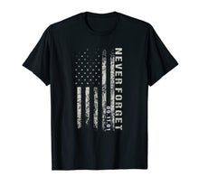 Ladda upp bild till gallerivisning, Never Forget 09.11.2001 American Flag Tshirt Patriotic Shirt 252768