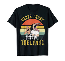 Ladda upp bild till gallerivisning, Never Trust the Living Retro Vintage Sunset TShirt 95838