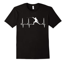 Ladda upp bild till gallerivisning, Funny shirts V-neck Tank top Hoodie sweatshirt usa uk au ca gifts for Fencing Heartbeat Shirt for Fencers - Foil Epee Saber Tee 602229