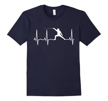 Ladda upp bild till gallerivisning, Funny shirts V-neck Tank top Hoodie sweatshirt usa uk au ca gifts for Fencing Heartbeat Shirt for Fencers - Foil Epee Saber Tee 602229