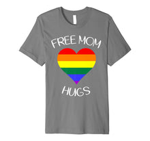 Ladda upp bild till gallerivisning, free mom hugs tshirt rainbow heart LGBT pride month Premium T-Shirt 1307824