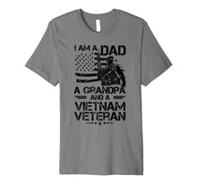 Ladda upp bild till gallerivisning, Mens I Am A Dad A Grandpa And A Vietnam Veteran TShirt Cool Gift 167640