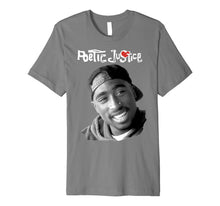 Ladda upp bild till gallerivisning, Poetic Justice Tupac Smiling Portrait Premium T-Shirt 114546