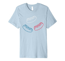 Ladda upp bild till gallerivisning, Red White Blue Hot Dogs Food USA American 4th of July Gift Premium T-Shirt 1488009