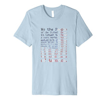 Ladda upp bild till gallerivisning, United States Constitution Preamble on American Flag shirt 1028064
