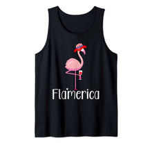 Ladda upp bild till gallerivisning, Pink Flamingo Uncle Sam Hat Patriotic 4th of July Gift Tank Top 320596