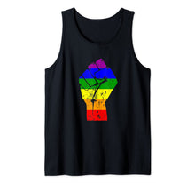 Ladda upp bild till gallerivisning, Resist Fist Rainbow Flag Gay Pride Tank Top 66183