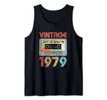 Ladda upp bild till gallerivisning, Vintage 40th Birthday April 1979 | Mens Womens Vintage 1979 Tank Top 984643