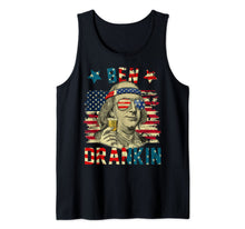 Ladda upp bild till gallerivisning, Vintage Ben Drankin 4th of July Benjamin Franklin Drinking Tank Top 110500
