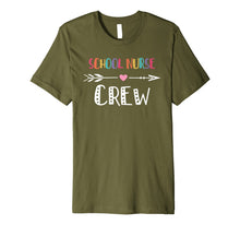 Ladda upp bild till gallerivisning, School Nurse Crew Cute Back To School Rainbow Gift Shirt 2818790