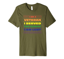 Ladda upp bild till gallerivisning, Gay Veteran Shirt Gay Pride Flag Rainbow Colors Gay Shirt 1067267