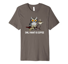 Ladda upp bild till gallerivisning, Funny shirts V-neck Tank top Hoodie sweatshirt usa uk au ca gifts for Coffee T shirt - Funny Coffee T-shirt - Owl Coffee Tee 1037185