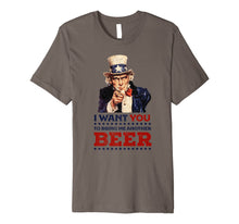 Ladda upp bild till gallerivisning, Uncle Sam I want you to bring me another beer 4th of July Premium T-Shirt 543840