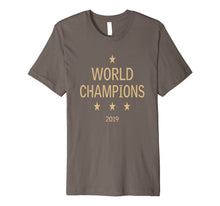 Ladda upp bild till gallerivisning, US women's soccer team win world champions four title 2019 Premium T-Shirt 109120