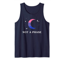 Ladda upp bild till gallerivisning, Not A Phase Bisexual LGBTQ Bi Pride Flag Moon Tank Top 226884