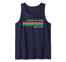 Ladda upp bild till gallerivisning, The First Gay Pride was a Riot - LGBT Rainbow Flag Tank Top 146954