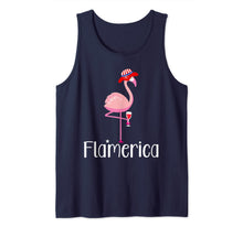 Ladda upp bild till gallerivisning, Pink Flamingo Uncle Sam Hat Patriotic 4th of July Gift Tank Top 320596