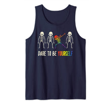 Ladda upp bild till gallerivisning, Dare To Be Yourself Art | Cute LGBT Pride Design Gift Tank Top 138040