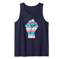 Ladda upp bild till gallerivisning, Resist Fist Transgender Flag Trans Pride Tank Top 234013