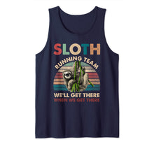 Ladda upp bild till gallerivisning, Vintage Sloth Running Team We'll Get There Funny Sloth Tank Top 58738