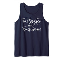 Ladda upp bild till gallerivisning, Game Day Apparel for Women Cute Tailgates and Touchdowns Tank Top 500876