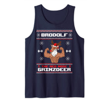 Ladda upp bild till gallerivisning, Funny shirts V-neck Tank top Hoodie sweatshirt usa uk au ca gifts for Brodolf The Red Nose Gainzdeer Gym Ugly Christmas Sweater Tank Top 122506