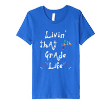 Ladda upp bild till gallerivisning, Living That 4th Grade Life Teacher Back To School Shirt 9736947