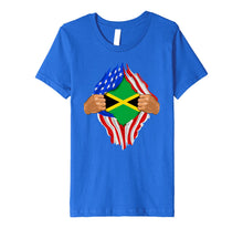 Ladda upp bild till gallerivisning, Jamaican Blood Inside Me T-Shirt | Jamaica Flag Gift 326663