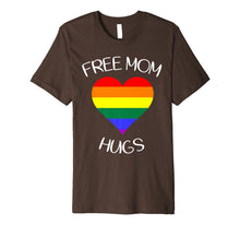 Ladda upp bild till gallerivisning, free mom hugs tshirt rainbow heart LGBT pride month Premium T-Shirt 1307824