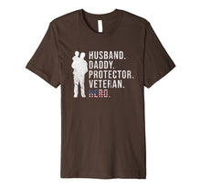 Ladda upp bild till gallerivisning, Mens Army Veteran Shirt Husband Daddy Protector Veteran Hero Tee 164552