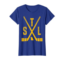 Ladda upp bild till gallerivisning, Vintage St. Louis Ice Hockey Sticks State Outline Shirt 109199