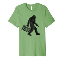Ladda upp bild till gallerivisning, Retro Bigfoot Boom Box Silhouette T-Shirt - Believe! 324895