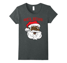 Ladda upp bild till gallerivisning, Funny shirts V-neck Tank top Hoodie sweatshirt usa uk au ca gifts for Black Believe Santa Claus Shirt - Fun African American Santa 1801048