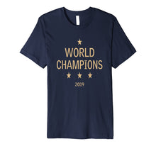 Ladda upp bild till gallerivisning, US women's soccer team win world champions four title 2019 Premium T-Shirt 109120